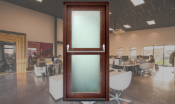 Camlı Yangın Kapısı