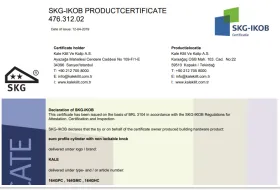 SKG BELGESİ - 164GPC 164GMC 164GHC