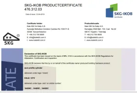 SKG BELGESİ- 164SNC 164SRC 164SDC