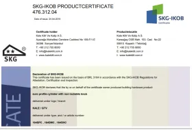 SKG BELGESİ - 164SPC 164SMC 164SHC