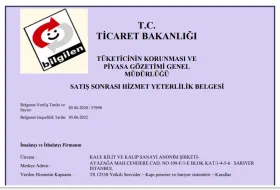 Kale Kapı SSHY Belgesi