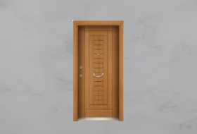 Şık ve Modern Ahşap Kaplamalı Çelik Kapı Seçimleri