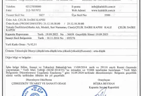 yerli malı belgesi celik kapi
