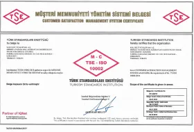 ISO 10002:2014 Müşteri Memnuniyeti Yönetim Sistem Belgesi
